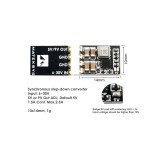 Mateksys High Efficiency Synchronous Step-Down Regulator BEC 6-30V to 9V-ADJ Accessory for RC Airplane and Drone